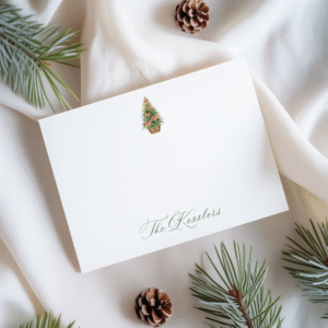 Christmas Tree Note Cards - Box Set of 20