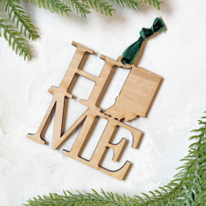 "Home" State Ornament